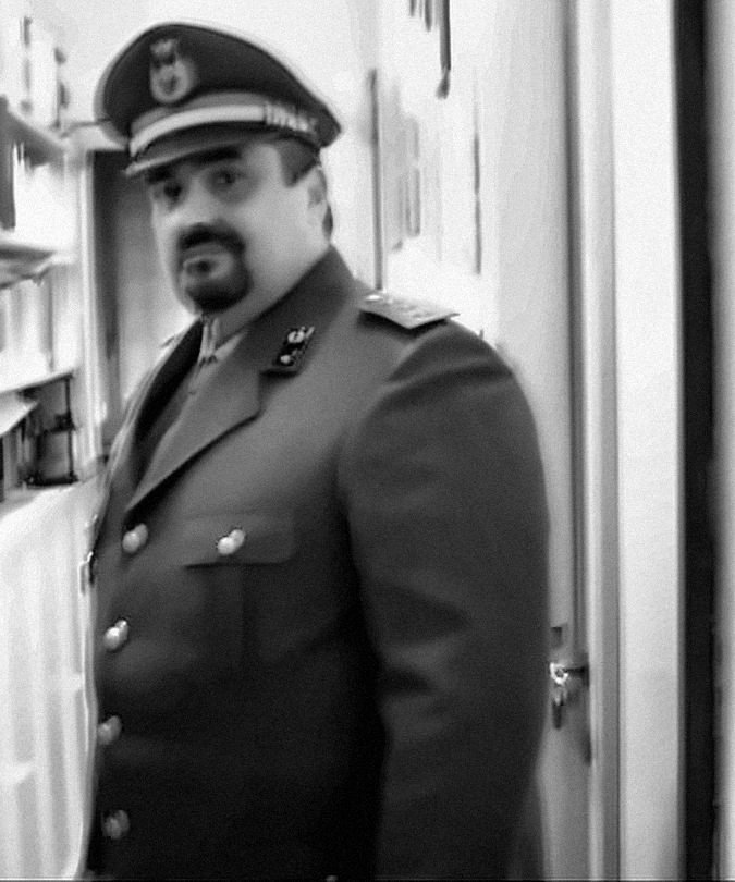 Con la divisa del Corpo Militare della Croce Rossa Italiana (2008)