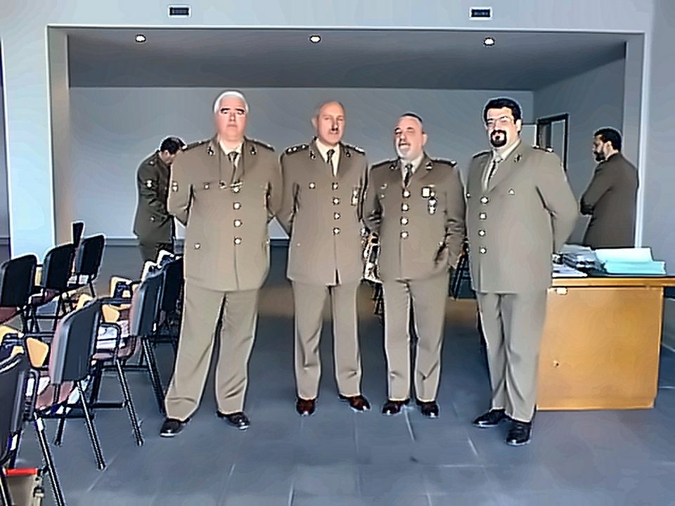 Con i colleghi ufficiali